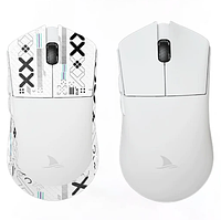 | 26000dpi | Комплект Профессиональная Игровая Мышка + Стикеры Motospeed Darmoshark M3 26000dpi White-White