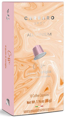 Кава в капсулах Carraro Vaniglia, 10 капсул Nespresso Alu, фото 1