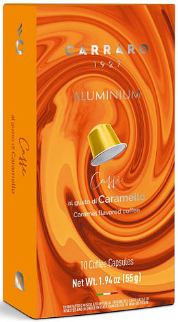 Кава в капсулі Carraro Caramello, 1 капсула Nespresso Alu, фото 2