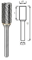 Борфреза цилиндрическая с торцевым зубом PROFITOOL - 8х20х64x6 мм (B08206-6)