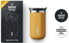 Термокухоль Wacaco Octaroma Lungo 300мл, жовтий, фото 3