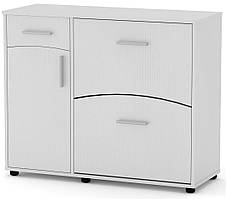 Тумба під взуття ТО-5 білий Компаніт (99х38х82 см)