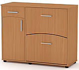 Тумба під взуття ТО-5 Ательє світлий Компаніт (99х38х82 см), фото 4