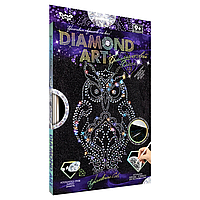 Комплект креативної творчості DAR-01 "DIAMOND ART" (Королівська Сова) fn