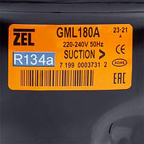 Компресор для холодильника Zanussi ZEL GML180A R134a 178W (з пусковим реле ZHB68-120P15C), фото 2
