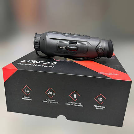Тепловізійний монокуляр HikMicro Lynx LH25 2.0, 384×288, 50 Гц, об'єктив 25 мм, OLED 1024×768, Wi-Fi (HM-TS83-25S1GW-LH25 2.0), фото 1