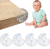 Защитные накладки на углы мебели для детей круглые 4 шт/уп (KG-11601)