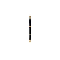 Ручка перьевая Parker SONNET 17 Matte Black Lacquer GT FP F (84 811)