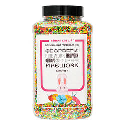 Посипка мікс Феєрверк, 900 г, 5 шт.