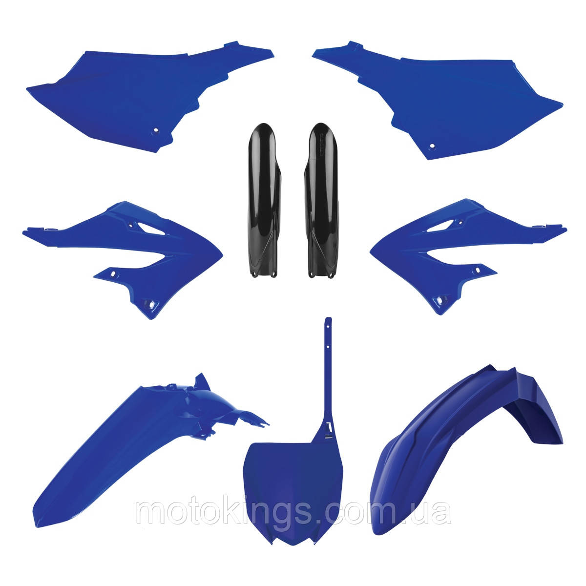 Комплект пластиків POLISPORT YAMAHA YZ 125/250 '22-'23 колір блакитний, фото 1