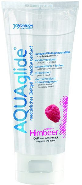 Оральний любрикант *AQUAglide "raspberry" 100 ml