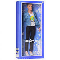 Детская игровая кукла Кен в зимней одежде 8427 (Джинсовка) fn