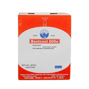 Фреон Bestcool R600A 1.2kg (Холодоагент R600A, Хладон-600A, Фреон 600, ДФУ-600A, HFC-600 А), фото 2