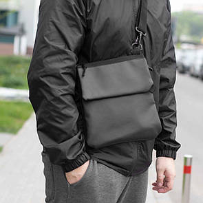 Чоловіча сумка месенджер через плече з кобурою для зброї тактичний барсетка планшетка чорна Tactic Tablet