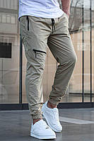 Спортивные мужские брюки ткань холодок / джогеры / брюки карго / спортивные брюки