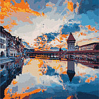 Картина по номерам "Любимая Швейцария" Идейка KHO3597 50х50 см fn