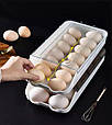 Контейнер полиця лоток підставка для яєць EGG TRAY LY-382 Підставка для яєць Органайзер для яєць універсальний, фото 3