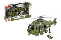Вертолет игрушечный A-Toys "Военный" с музыкой и светом