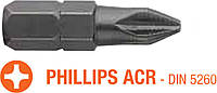 Насадка викруткова USH Industry : Phillips ACR PH3 x 25 мм (з зубцями) Уп. 5 шт. Купи И Tochka