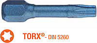 Насадка викруткова ударна USH Blue Shock : TORX T10 x 30 мм. Уп. 5 шт. Купи И Tochka