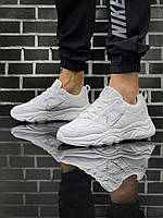 Nike Air white мужские спортивные белые кроссовки аир найк мужские базовые кожаные сетка кроссовки nike 41