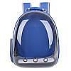Прозорий рюкзак для перенесення тварин Pet Cat для котів та собак Blue, фото 2