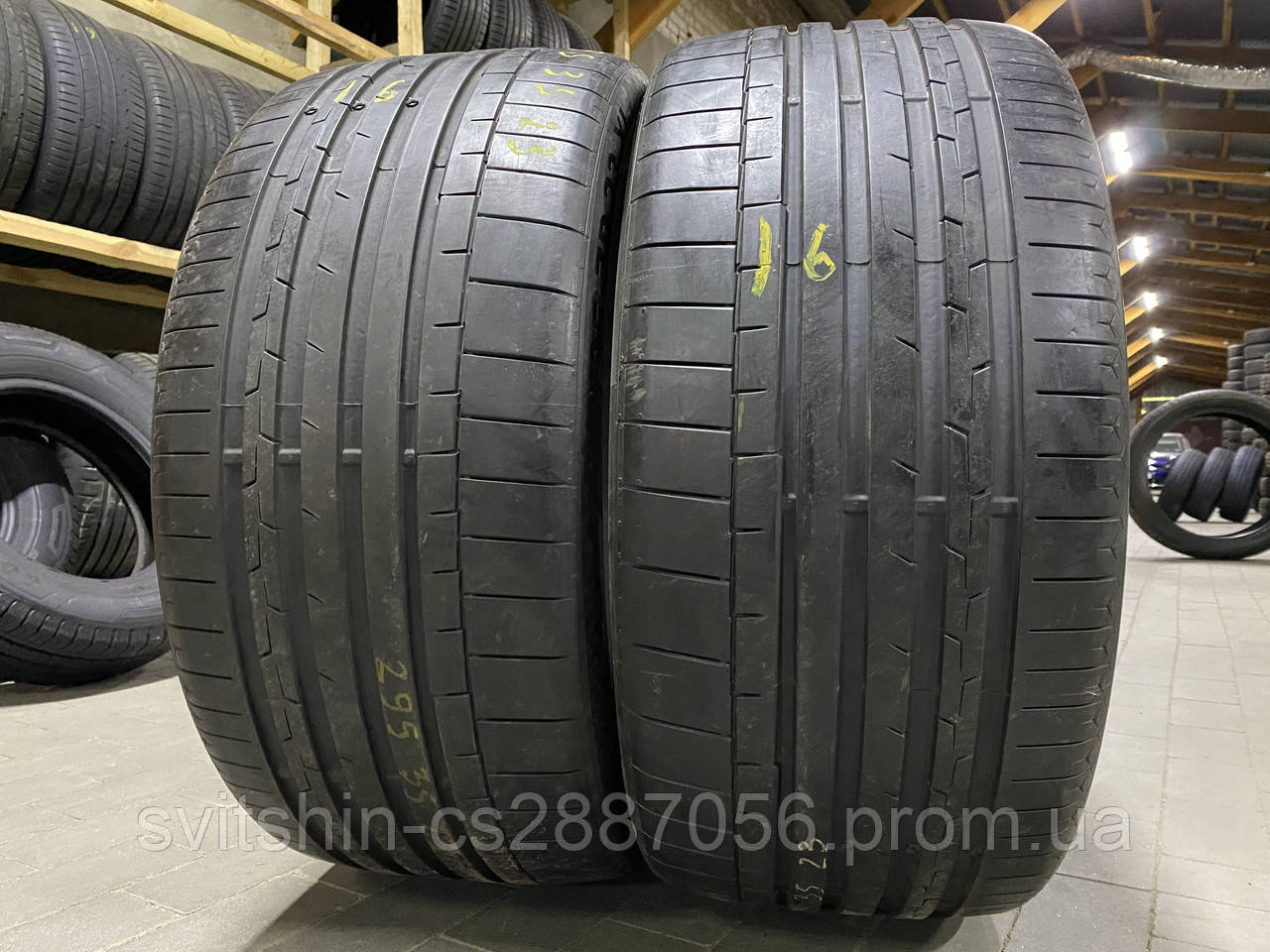 Літні Шини 295/35R23 Continental Sport Contact6 2шт, фото 1