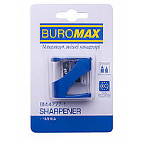 Точилка Buromax Master twist большая с контейнером 2 отверстия (BM.4777-1)