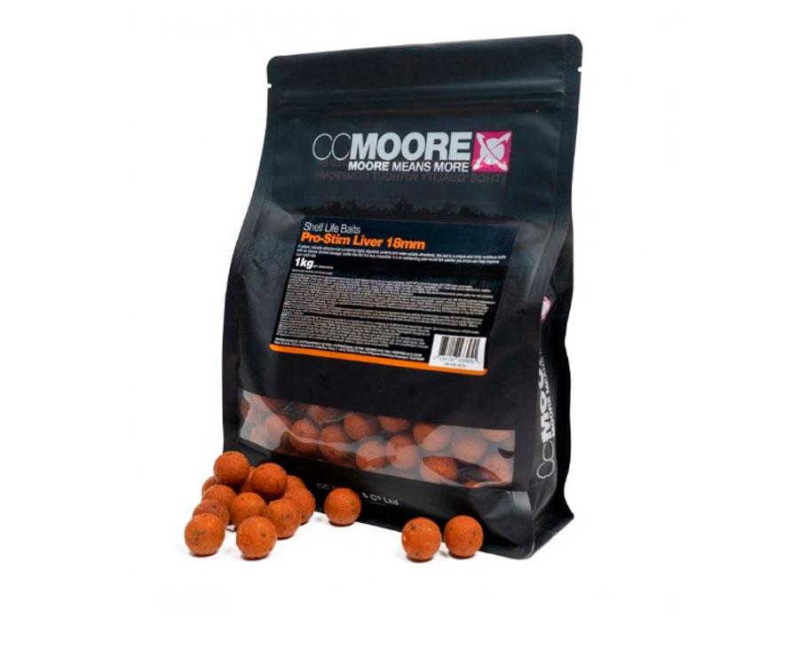 Бойли CC Moore Pro-Stim Liver 18мм 1кг (печінка з копченостями), фото 1