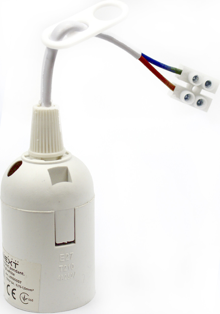 Патрон підвісний пласт. Е27 з кабелем 15см №s9100057, фото 1