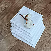 Вафельное полотенце/салфетки для кухни Luxyart 35*70 см белый 5 шт (LS-013) mn