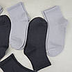 Шкарпетки жіночі 12 пар «Double Grey» зі зручною резинкою бавовна преміум сегмент розмір 35-38, фото 6