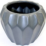 Кашпо керамічний "Led Cerra" 15,5х15,5х12,5см,мікс,без піддона №A040059(24), фото 2