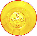 Горщик квітковий для орхідей "Ніка" 19х16х16см бурштиновий №114051/Алеана/(9), фото 4