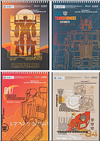 Зошит для малюв. на пруж. 30/100 А4 "TF" софт тач + УФ лак №TF24-243/Kite/(12)(96)