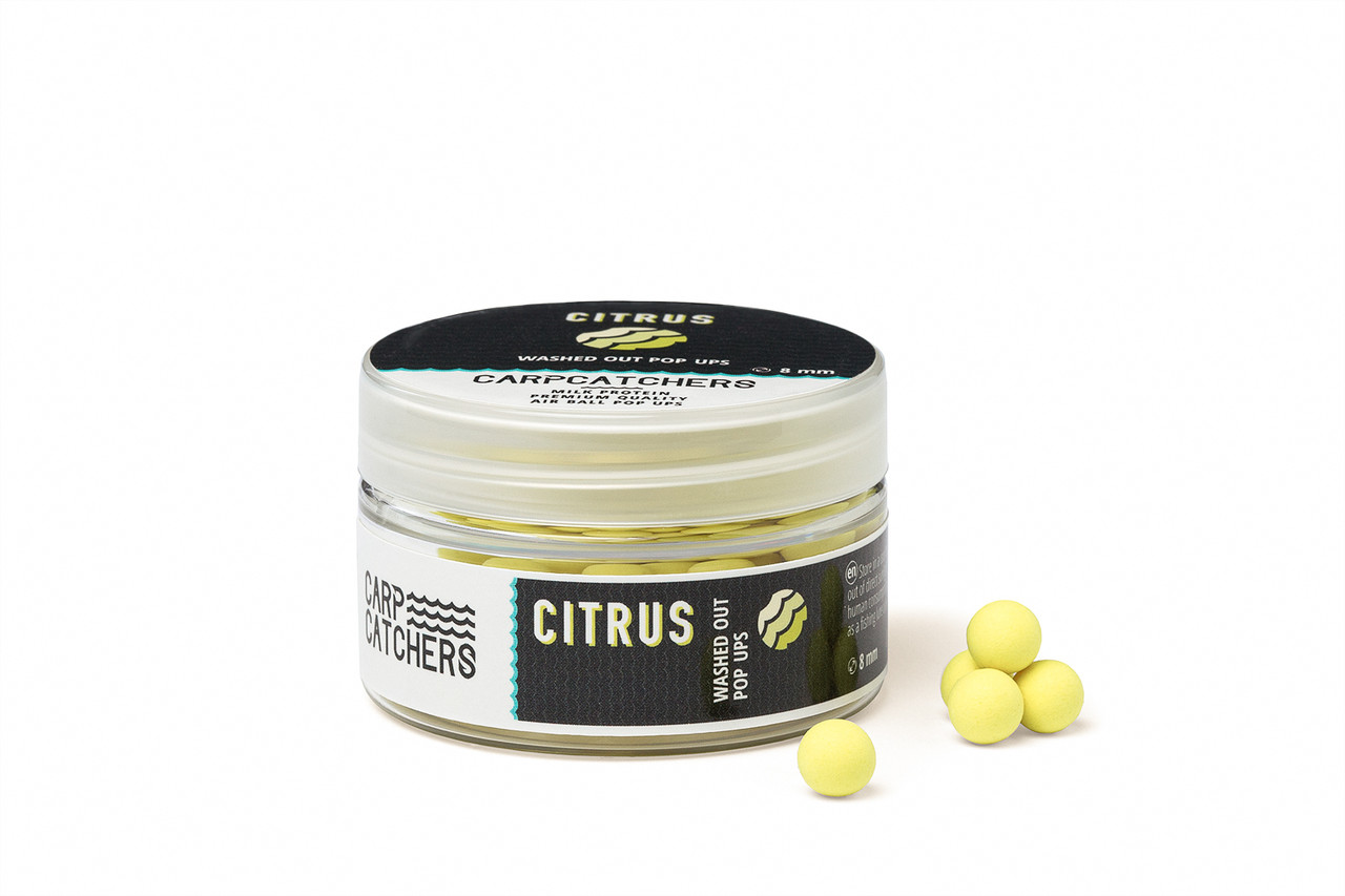 Бойли Carp Catchers - Washed Out Pop Ups - Citrus - Ø8мм