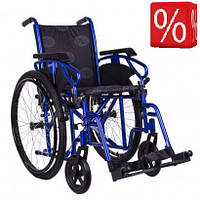 Стандартная складная инвалидная коляска OSD-M3-50 для дома и улицы