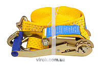 Пас для кріплення багажу з тріщаткою VOREL : 2500 daN, 50мм х 6м [6] Купи И Tochka