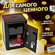 Скарбничка-сейф із паролем для монет Saving pot XL-744 Копілка для грошей дитяча Настільна прикраса, фото 6