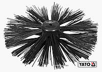 Щітка для очищення каналізації YATO: Ø= 25 см, з нейлона і поліпропіленового ворса, до YT-24980 [20] Купи И