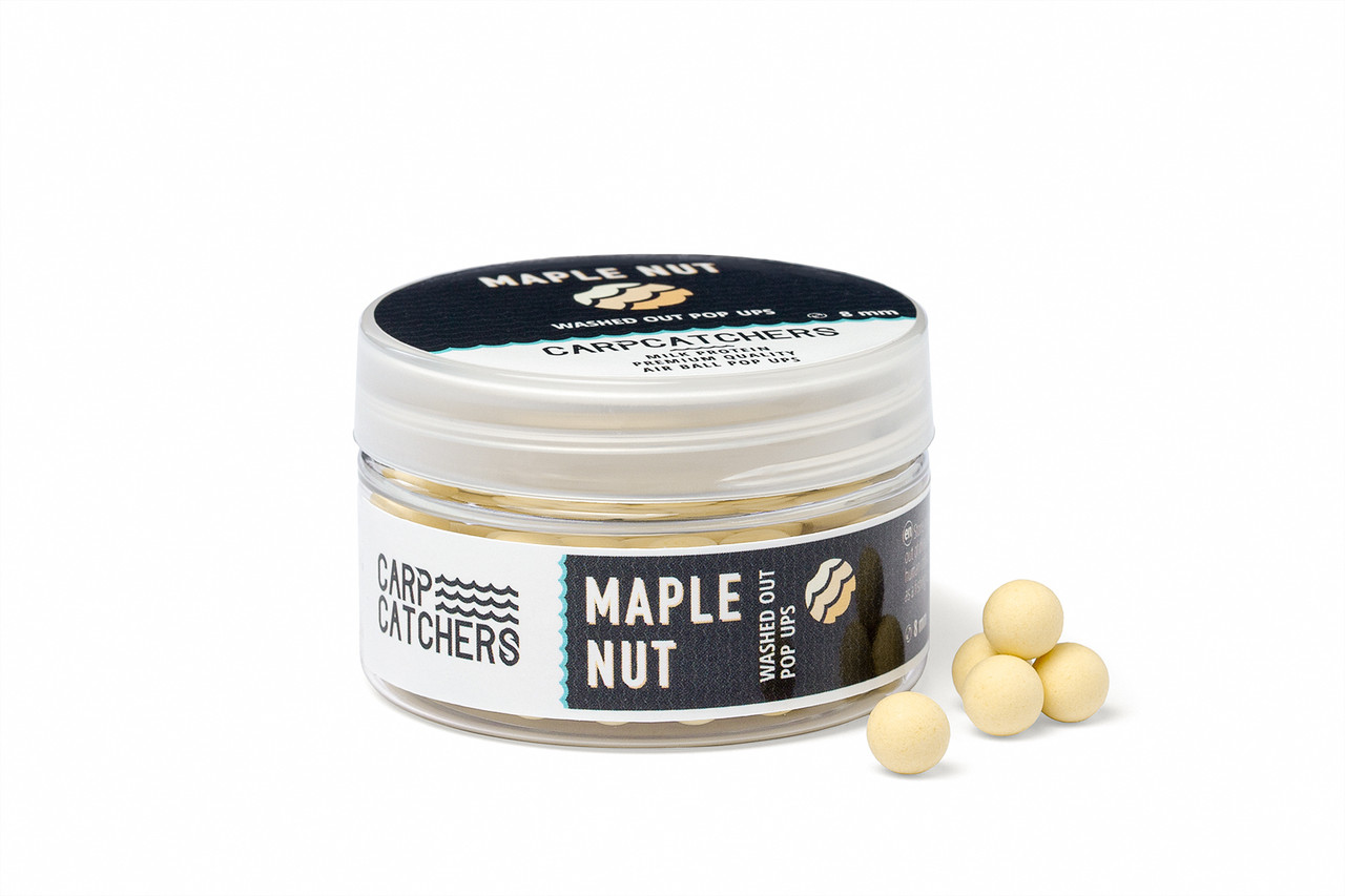 Бойли Carp Catchers - Washed Out Pop Ups - Maple Nut - Ø8мм