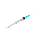 Шприц 3-компонентний  одноразовий стерильний 2 мл із голкою Luer slip (Луєр сліп), 23 G (0.6*25 мм) - Medicare, фото 2