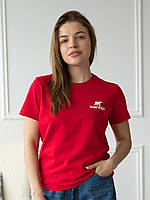 Женская футболка классическая красная размер XXL (XXL011R) mn