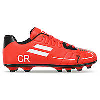 Бутсы футбольная обувь YUKE H8002-3 размер 41 цвет красный-черный sp