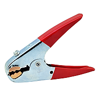 Затискач типу "крокодил" 500А з мідними вставками (червоний)