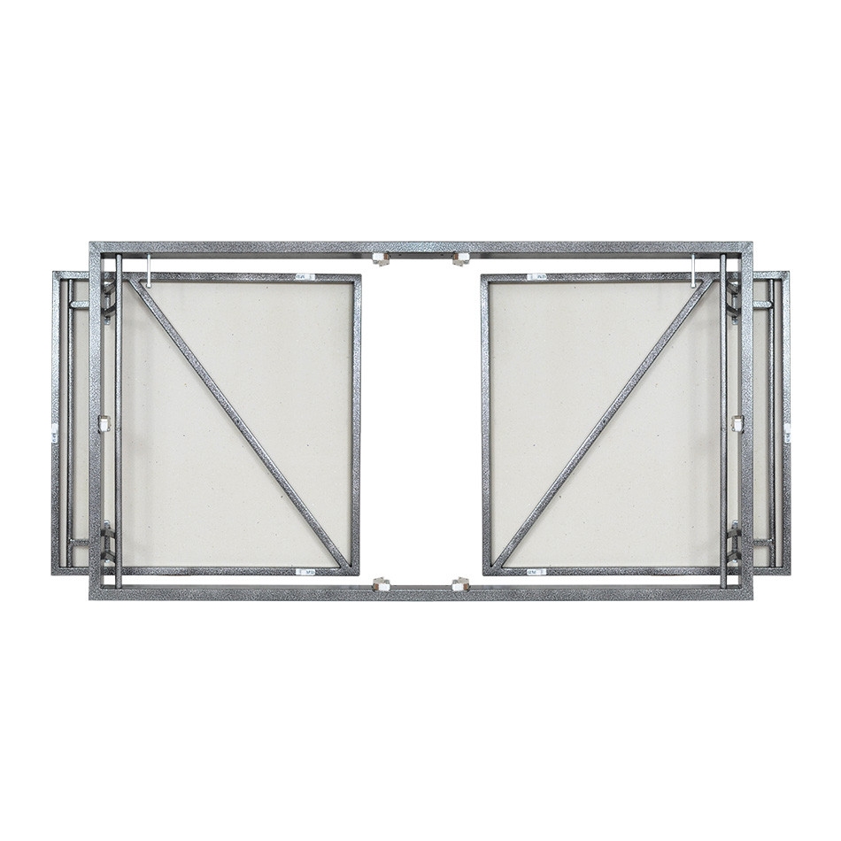 Дводверний люк 900х1200 мм. під плитку, "Dual Classic"