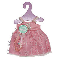Игровой набор "Нарядное платье для куклы" YLC235U повязка с бантиком Shopen Ігровий набір "Ошатне плаття для
