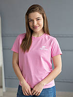 Женская футболка классическая розовая размер XXL (XXL010R) mn