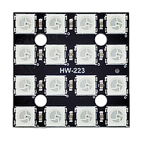 Модуль светодиодов 16 RGB WS2812