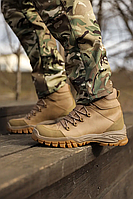 Ботинки мужские тактические берцы для военного Бруклин Койот Air-Tex Shopen Черевики чоловічі тактичні берці